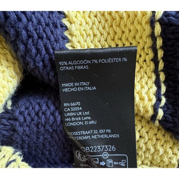 NWT Size M-Anthropologie Striped Cotton Sweater Tee Made in Italy (NWT US$ 118) - Picture 7 of 16